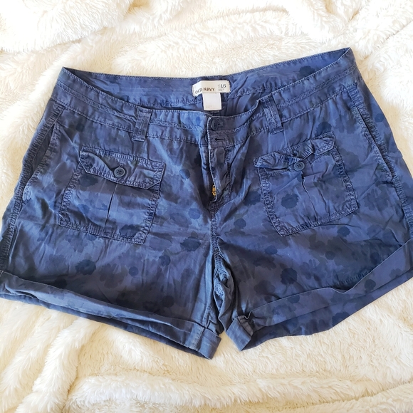 Old Navy Pants - Old Navy Blue Cargo shorts - plus size